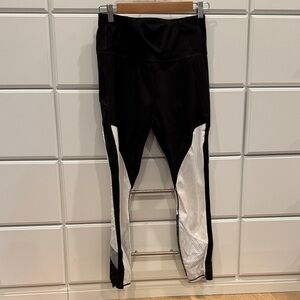 Black and White Athletic Leggings